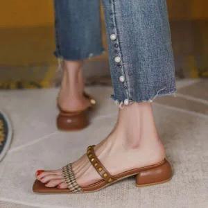 [에이치플러스몰]여성 슬리퍼 여름 샌들 807