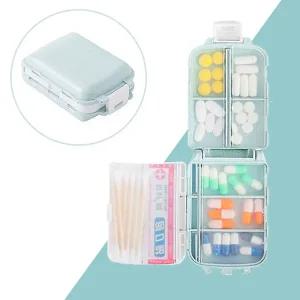 휴대용 약통 케이스 영양제 요일별 소분통 개별 칸 많은 1주일 알약 여러개 나눠담는 보관 통 미니 작은 사이즈