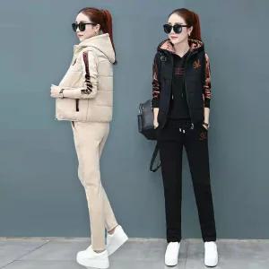 [로즈엘리][기모트레이닝세트] 겨울 여성 기모안감 3종 상하세트