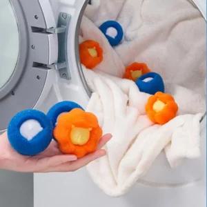 [3개입]먼지흡착 하는 스펀지 세탁볼