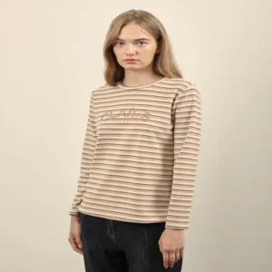 [올리비아로렌] 기모져지스트라이프티셔츠VVBAL4W9281