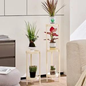 2단 3단 베란다 화분 거치대 받침대 선반대 선반 정리대 진열대 실내 거실 (2단)