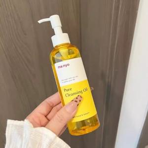 마뇨 페이셜 클렌징 오일 200ml 모공 정화 블랙헤드 감소 데일리 젠틀 메이크업 리무버  스킨 타입용 끈적