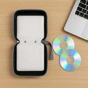 세이프디 하드 CD케이스 40장 블랙 DVD 보관정리함 cd케이스 cd보관함 cd정리함 씨디보관함