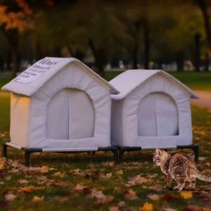 길고양이집 야외 방수 방한 겨울 고양이집 하우스 보온 숨숨집