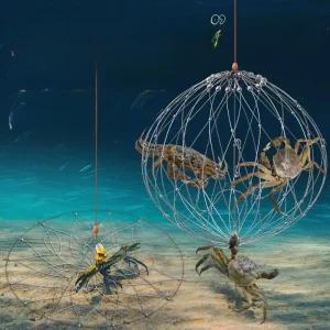 꽃게 낚시 포획망 새우 뜰채 민물 게잡이 참게