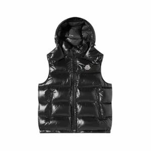 보머스 후드 패딩 조끼 블랙 남성 1A00116 68950 999