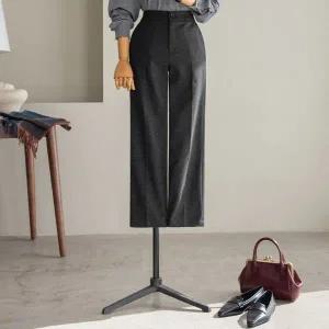 (안나앤플러스) A. 하린 기모 9부 슬랙스[팬츠D0911R04] 빅사이즈