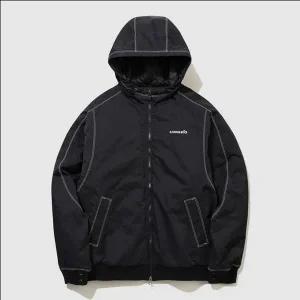 엄브로 크리스피 타슬란 후드 패딩 봄버 자켓 /  BLACK UQ323CPJ91