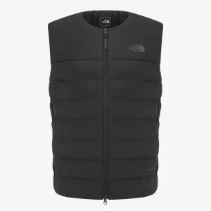 노스페이스 르위스T NV3NR51 다크그레이 남자 패딩 조끼