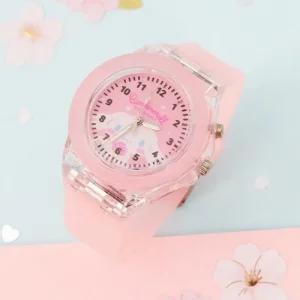 시나모롤 LED 바늘계캐릭터손목시계 캐릭터계 손목계 롤시계 학생선물 LED손목계 LED계