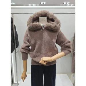 갤러리아 [이프네]후드 퍼 집업 하트 가디건(DP9WKC02)