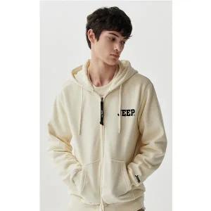 [대구백화점] [지프]기모 대문자 지프 후드 집업(JO4TZU053)