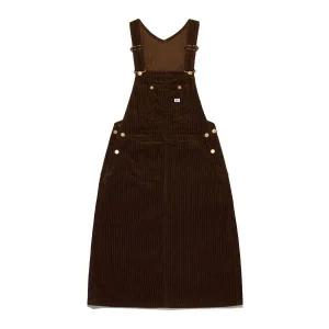 LEE 코듀로이 오버롤 원피스 브라운