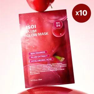 [53%] 아이소이 플럼 글로우 마스크 23ml*5매 더블
