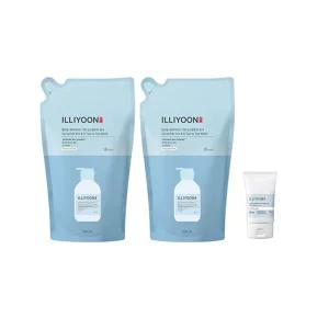 일리윤 세라마이드아토6.0 탑투토워시 리필, 500ml, 2개 + 증정 (로션, 50ml, 1개 )