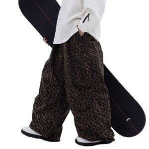 스노우버브 여성 남성 슈퍼 배기 15K 방수 스키 스노보드 바지 산악 프리스타일 단열 방풍 스노우 팬츠