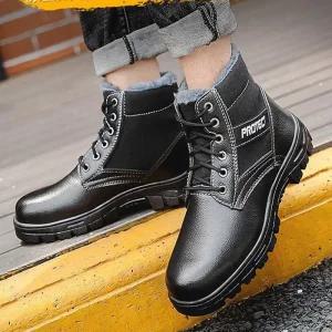 [라일리] Rly 소프달링 남성 겨울 방한화 털안전화 현장 작업화