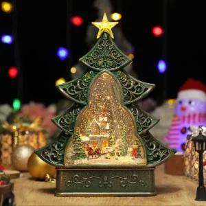 큰별 크리스마스 트리 오르골 성탄절 선물 캐롤 뮤직박스