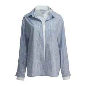 아크네스튜디오 스트라이프 루즈핏 버튼 프런트 셔츠 AC0769 AF2