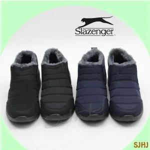 슬레진저 156 베르니 남성 털 방한 슬립온/블랙 네이비/따뜻한 방한화 푸근한 착화감 눈 얼음 강추위에도 스타일 살리는 데일리 슈즈