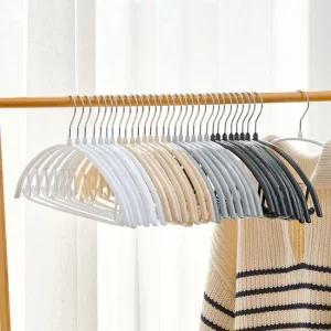 360회전 어깨뿔방지 논슬립 스틸 옷걸이 50P