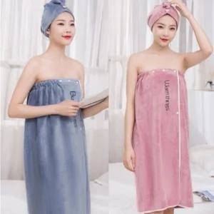 샤워가운 목욕가운 타월 극세사 호텔 바스 사우나 찜질