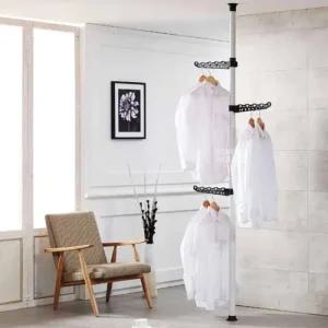 [라일리생활건강] Rly 매장용행거 고정식행거 1단 폴 행거 38mm