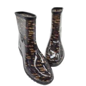 [라일리] Rly 방수장화 요딩안전장화 여자용 플라워 단장화 25