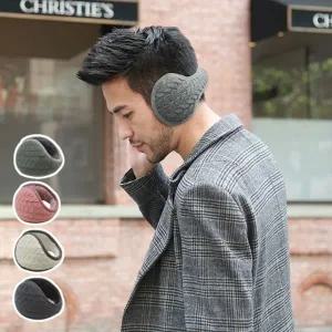 겨울 따뜻한 꽈배기 니트 방한 귀도리 귀마개