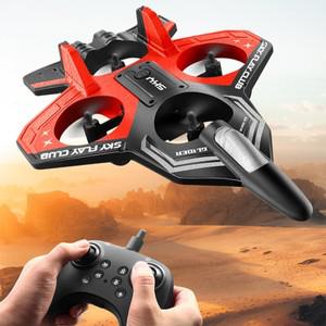 YP3 글라이더 RC 드론 라이트 포함 비행 헬리콥터 취미 제트기 2.4G 스턴트 원격 제어 폼 전투기 장난감