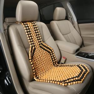 1pcs 나무 구슬 자동차 좌석 쿠션 여름 환기 통기성 범용 올 시즌 액세서리 앞/뒤