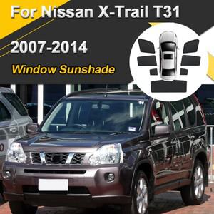 닛산 X-트레일 T31 XTrail X 2007-2014 용 자동차 태양 그늘 자석 단열 바이저 메쉬 액세서리