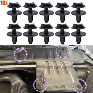 10Pcs 나일론 전면 배터리 커버 카울 트림 패널 클립 자동 패스너 랜드 로버 레인지 IV L405 2012 -