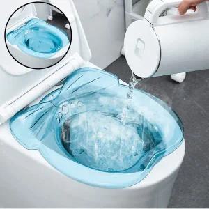 [골드스마일]셀프 좌욕기 리본대야 변기 설치 가정용 온수 좌욕