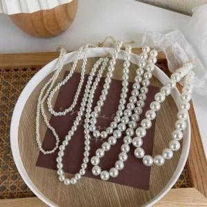 [골드스마일]목걸이 진주목걸이 캐주얼 기념일 선물 필수템 0.5 0.