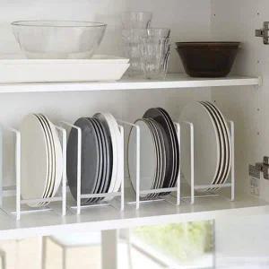 [콩심팥심]아이언 그릇 냄비 정리대 싱크대 정리선반 1단 수납정리대