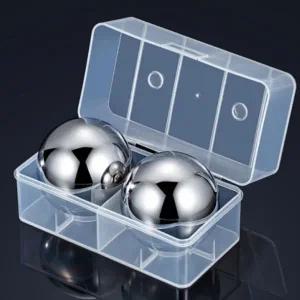 [골드스마일]하이볼 얼음컵 스텐레스 아이스볼 2개 제빙기