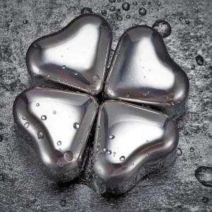 [골드스마일]하트 모양 얼음큐브 반영구 얼음 아이스큐브 4p 녹지