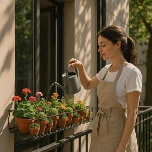 [골드스마일]New 베란다 화분걸이(중) 66x24x15cm+깔망 2장