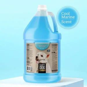 [콩심팥심]대용량 백모견 전용 보습 세정 샴푸 린스 겸용 4L 강아지탈취제