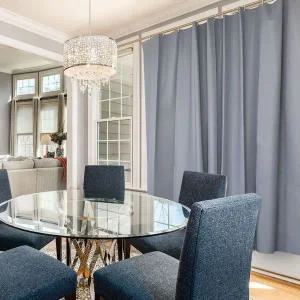 [골드스마일]욕실샤워커튼 방수 화장실 커튼 중형 그레이