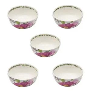 [골드스마일]소담 대접 도자기 국그릇 탕기 라면 그릇 13.7cm 5P