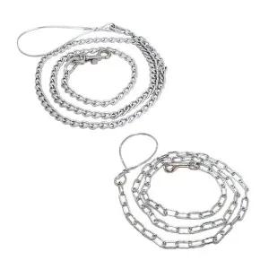 [콩심팥심]견고한 체인 아연줄 (랜덤)X3 리드줄 애견외출 산책줄 개목줄 개줄