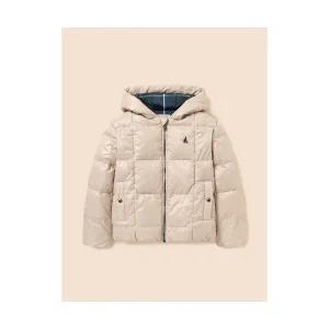 빈폴 키즈 BEANPOLE KIDS 덕다운 체크 후드 경량 패딩 베이지 BI5938U07A 774669