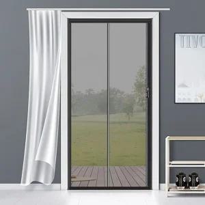 현관방충망 롤 현관문 주름 문 모기장 틀 방충문 현관 (WE5C1AF)