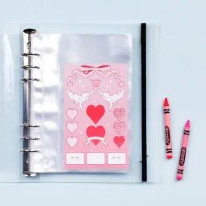 고품질 비온뒤 A5 데코포켓 리필파일 - 스티커 문구 학용품 (WE60CCA)