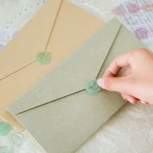 청첩장 스티커 실링 왁스
