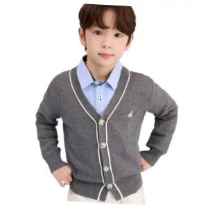 빈폴 BEANPOLE KIDS [Essential] 면 브이넥 카디건 애쉬 (BI515AUE14) BI515AUE14 401444