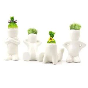 고품질 도자기 잔디 헤어맨 식물관리팁 실내정원 식물관찰 (WE6749A)